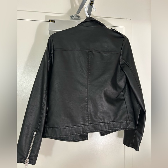 Monk & Lou Vegan Leather Jacket - Size Small, Black - Picture 2 of 2